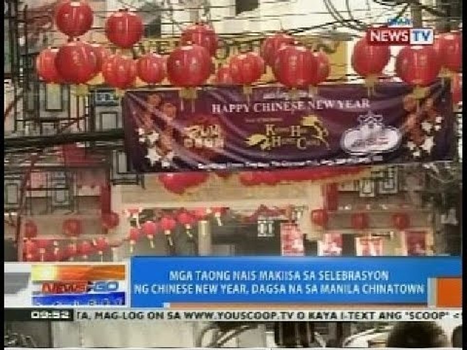 Mga taong nais makiisa sa selebrasyon ng Chinese New Year, dagsa na sa Manila Chinatown