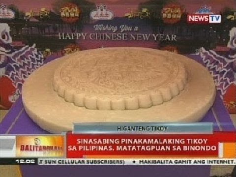 BT: Sinasabing pinakamalaking tikoy sa Pilipinas, matatagpuan sa Binondo