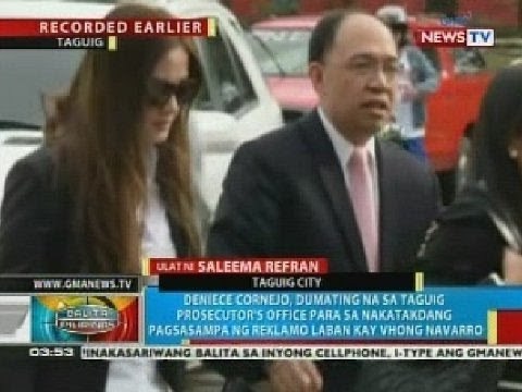 BP: Deniece Cornejo, nakatakdang magsampa ng reklamo laban kay Vhong Navarro