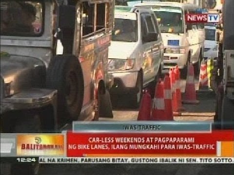 BT: Car-less weekends at pagpaparami ng bike lanes, ilang mungkahi para iwas-traffic