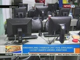 NTG: Hinihinalang cybersex chat hub, sinalakay