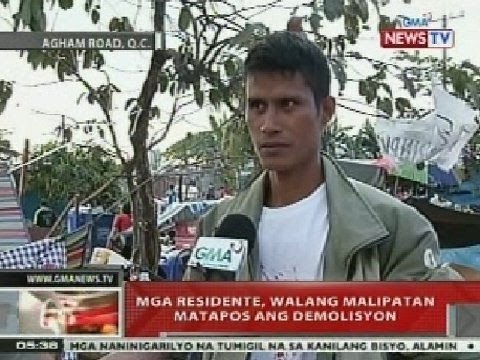 QRT: Mga taga Sitio San Roque, walang malipatan matapos ang demolisyon