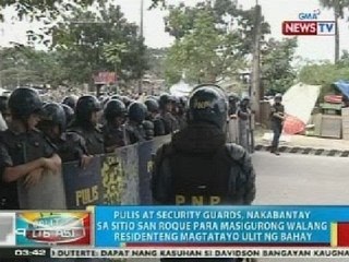 BP: Seguridad sa Sitio San Roque, Quezon City, hinigpitan