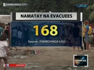 Mga namamatay sa evacuation center sa Zamboanga City isang taon matapos ang krisis, dumarami pa rin