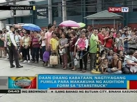 BP: Daan-daang kabataan, nagtiyagang pumila para makakuha ng audition form sa 'Starstruck'