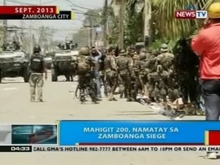 BP: Mahigit 200, namatay sa Zamboanga Siege