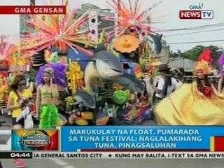 BP: Makukulay na float, pumarada sa tuna festival