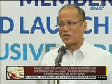 PNoy, wala raw personal na impormasyon kaugnay sa kontrobersyang kinasasangkutan ni VP Binay