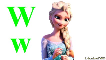 ABC SONG Disney Frozen - Disney Frozen Music for Kids - Baby Learning Songs