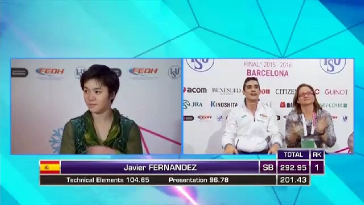 YUZURU HANYU-GPF 2015-FS+KISS& CRY-SBS AUSTRALIA