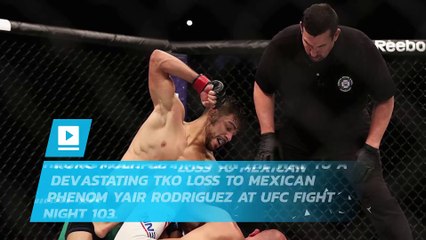 BJ Penn suffers brutal TKO loss against Yair Rodriguez