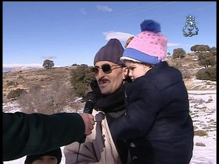 جبال الاوراس بباتنة تلبس حلة بيضاء في مشهد رائع وجميل