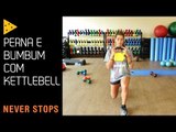 TURBINADA NO BUMBUM: EXERCÍCIOS PESADOS COM  KETTLEBELL 