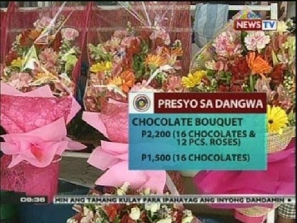 SONA:  Mga bulakalak sa Dangwa, dinarayo tuwing araw ng mga puso