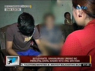 24 Oras: Estudyante sa Abra, sinikmuraan umano ng principal dahil nasira nito ang bintana