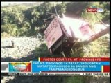 BP: 14 patay, 29 sugatan matapos mahulog sa bangin ang pampasaherong bus sa  mt. Province