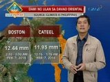 UH: Malaking bahagi ng Mindanao, inuulan ngayong araw