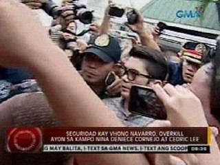 24 Oras: Seguridad kay Vhong Navarro, overkill ayon sa kampo ni Cornejo at Lee