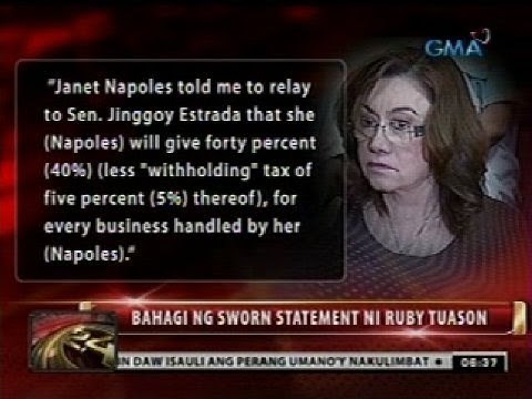 Ruby Tuason,ara isiwalat ang nalalaman niya sa PDAF at Malampaya Fund scam nagbalik-bansa p