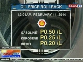 NTG: Oil price rollback, ipatutupad ng Shell bukas