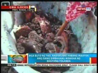 BP: Mga buto ng tao, nadiskubre sa isang simbahan sa Capiz