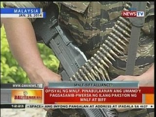 BT: Opisyal ng MNLF, pinabulaan ang umano'y pagsasanib-pwersa ng ilang paksyon ng MNLF at BFF