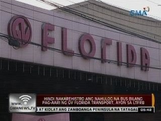 24oras: Mga plaka ng mga bus ng GV Florida transport, kinumpiska ng LTFRB