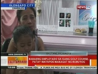 BT: Babaeng empleyado sa isang golf course patay matapos makagat ng bubuyog
