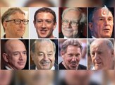 The world's eight richest men own as much as the poorest 50%