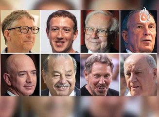 The world's eight richest men own as much as the poorest 50%