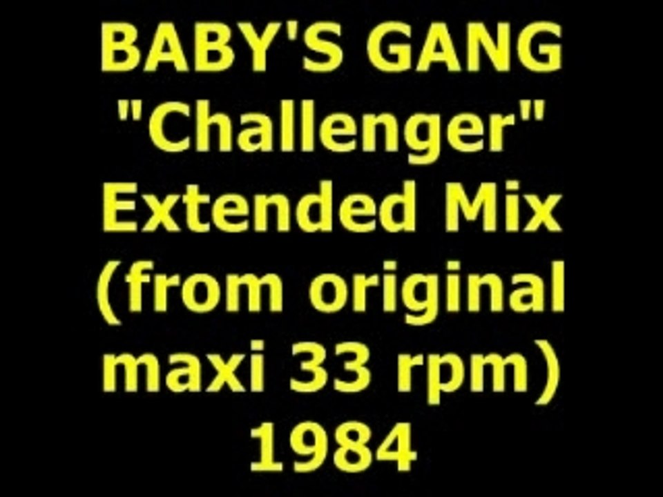 BABY'S GANG  "Challenger"  Maxi 33 rpm