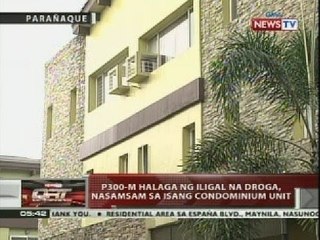 QRT: P300-M halaga ng iligal na droga, nasamsam sa isang condominium unit