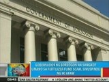 Gobernador ng Sorsogon na sangkot umano sa fertilizer fund scam, sinuspinde ng 90 araw