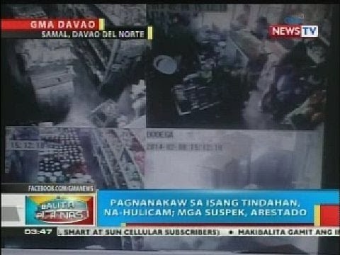 Pagnanakaw sa isang tindahan sa Davao del Norte, na-hulicam; mga suspek, arestado