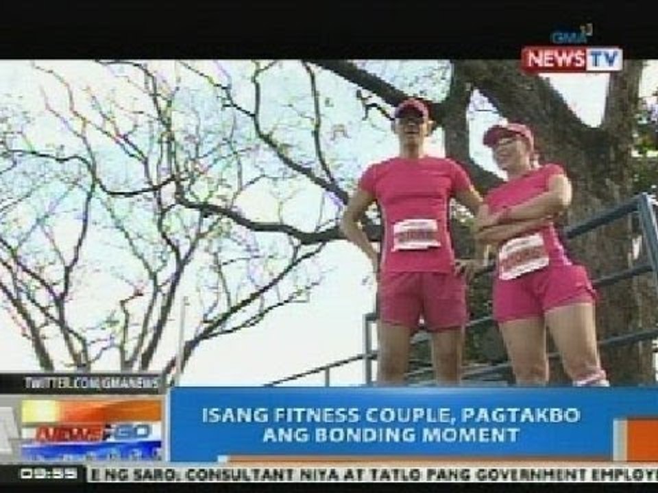 NTG: Isang fitness couple, pagtakbo ang bonding moment