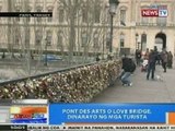 NTG: Pont Des Arts o Love Bridge sa Paris, France, dinarayo ng mga turista