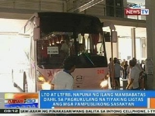 NTG: LTO at LTFRB, aminadong kulang sila sa mga inspektor at sira ang kanilang mga kagamitan