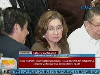 UB: Panayam kay Sen. TG Guingona kaugnay sa pagdalo ni Ruby Tuason sa Senado sa Huwebes