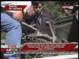 SONA: Nahulog na bus, palyado raw ang preno base sa imbestigasyon ng mga otoridad