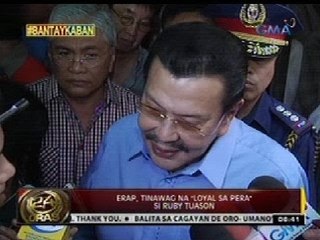24 Oras: Erap, tinawag na "loyal sa pera" si Ruby Tuason