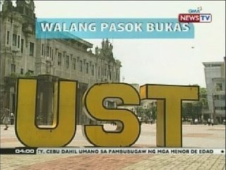 BP:   Ilang unibersidad sa Maynila, walang pasok sa Sabado