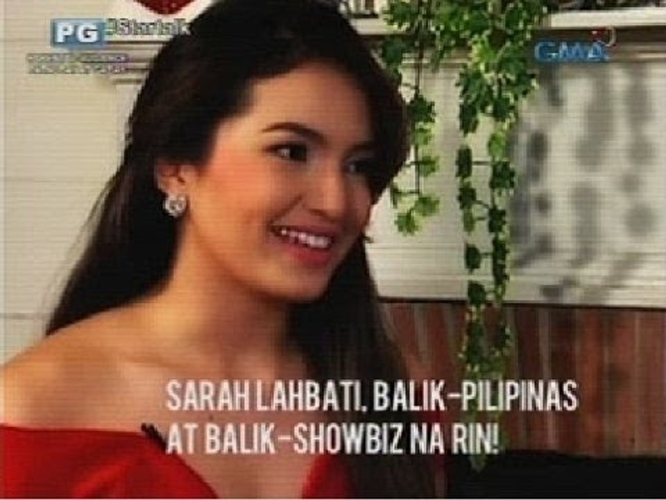 Startalk: Sarah Lahbati, balik-Pilipinas at balik-showbiz na rin!