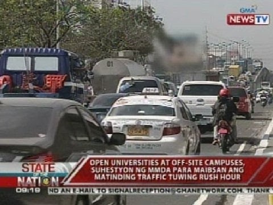 SONA: Open universities at off-site campuses, suhestyon para maibsan ang matinding traffic