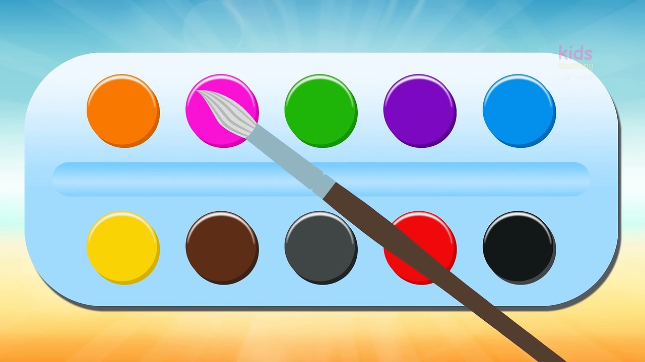 Learn Colors with Cars Toys for Kids   Color Palette For Children - Teach Colours for Babies Kids