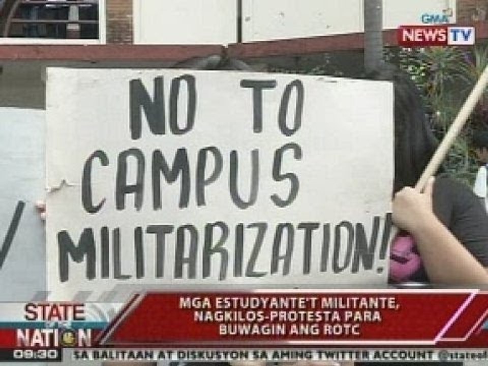SSONA: PUP student, naghain ng reklamo laban sa ROTC officer na nanakit sa kanya