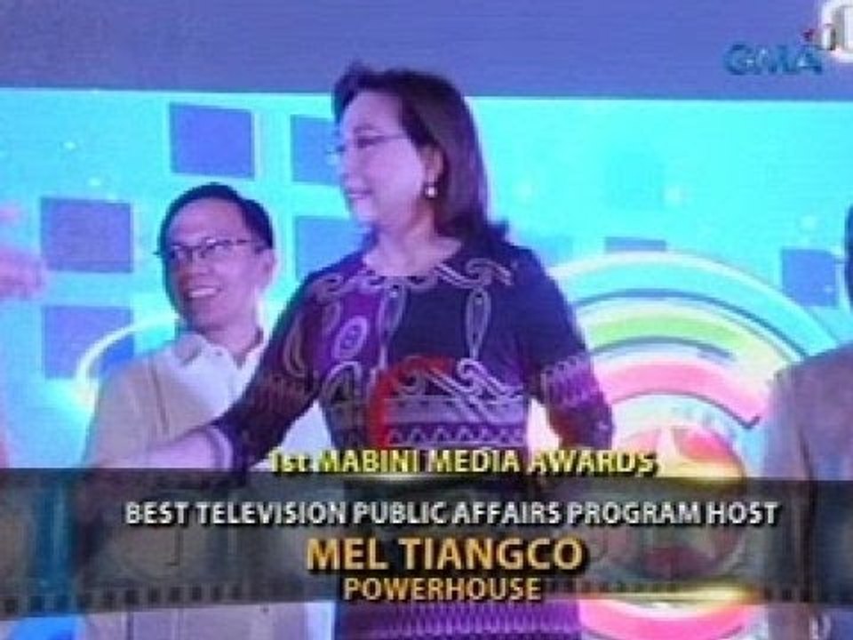 Ilang personalidad at programa ng GMA at GMA News TV, pinarangalan sa mabini media awards ng PUP