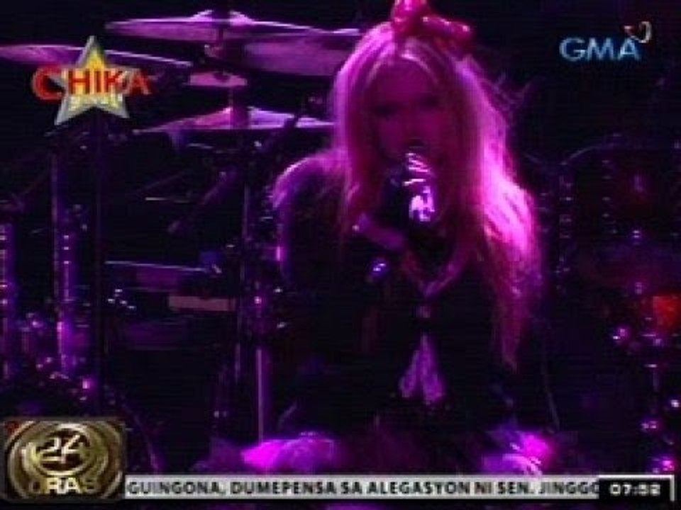 24ORAS: Fans, pinasaya ni Avril Lavigne sa fourth Philippine concert