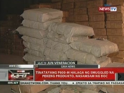 QRT: Tinatayang P800-M halaga ng smuggled na pekeng produkto, nasamsam ng BOC
