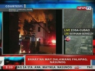 NTVL: Bahay na may 2 palapag sa Sta. Ana, Maynila, nasunog
