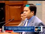 Sen. Jinggoy Estrada, binweltahan si Sen. TG Guingona dahil sa umano'y panghuhusga sa kanya